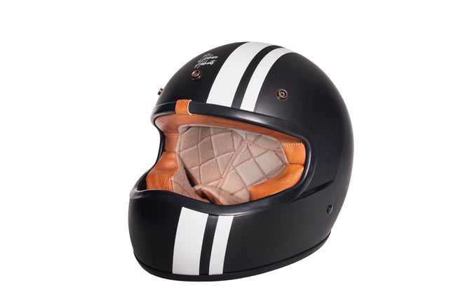 Kit 2 - Óculos de Sol Evoke Urban Helmets Kurt URB01 Lente 5,2 cm + Capacete Evoke Bigbore Double D Matte Black Vintage