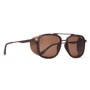 Óculos de Sol Evoke Snowstorm 01B Bronze Matte Brown Beige Brown Total