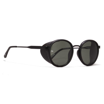 Óculos de Sol Evoke Sandstorm EOH11 Black Matte Silver Green Total