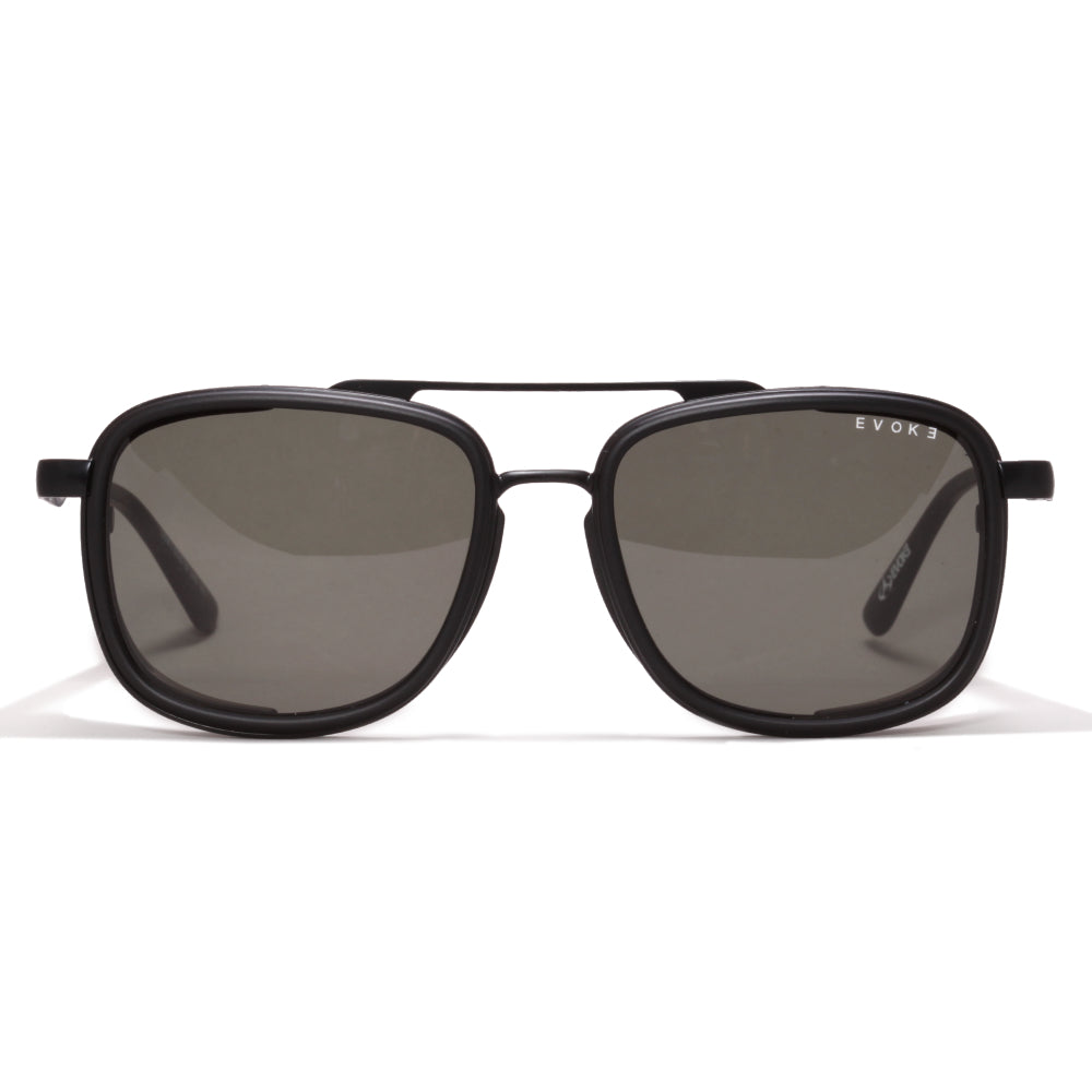 Óculos de Sol Evoke Snowstorm 09A Black Matte Black Green Total