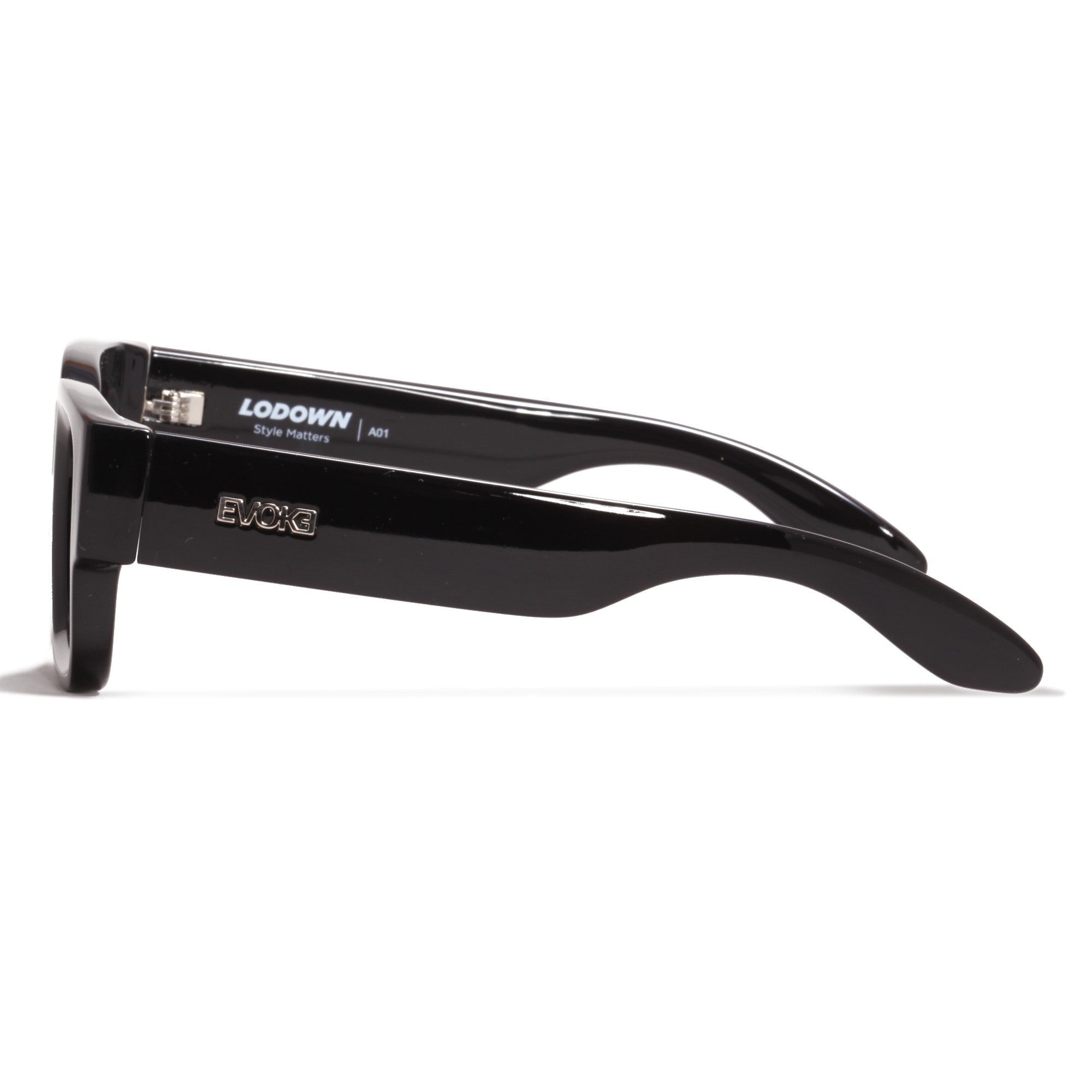 ÓCULOS DE SOL LODOWN A01 BLACK SHINE GRAY TOTAL – Evoke Store