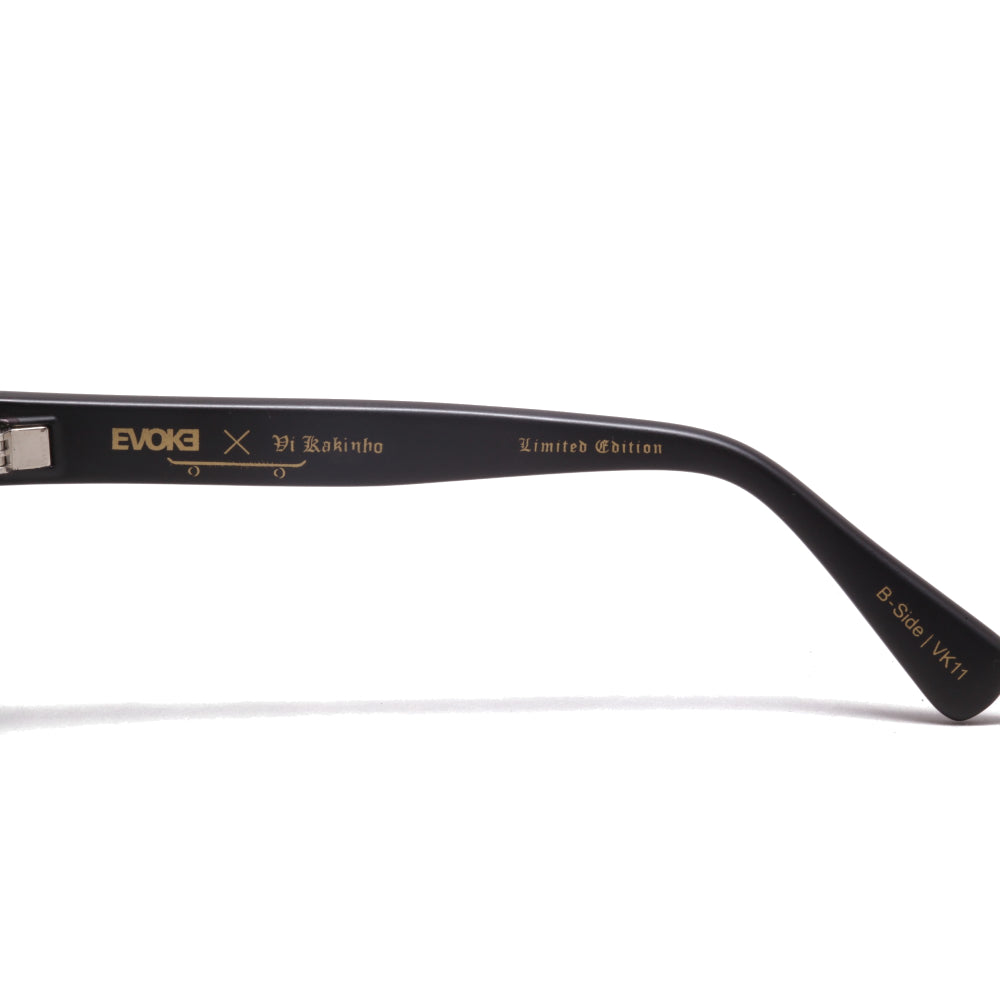 Óculos de Sol Evoke X VI Kakinho B-Side VK11 BLACK MATTE GOLD GRAY