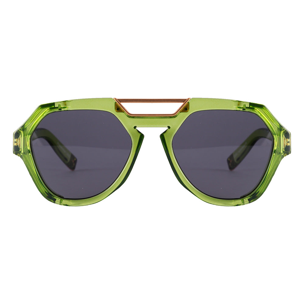 Evoke Avalanche E02 Retrô Crystal Green matte gold TAM 53 mm