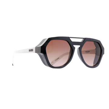 Óculos de Sol Evoke Avalanche AB02 Black White Shine  Brown Gradient Unico TAM 53