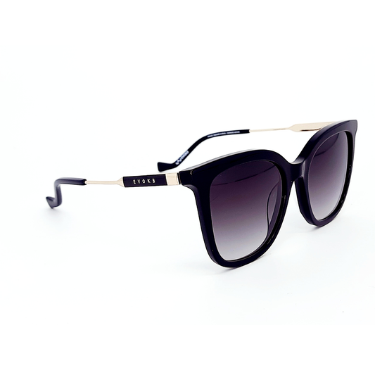 Óculos de Sol Evoke For You DS46 BRA01 Black Shine Gray Gradient