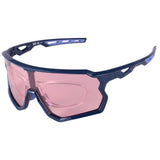 Evoke EVK 39 D01P Azul Brilho/ Amber Polarizada - Lente 16 cm