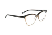Óculos de Grau Evoke INFLUENCE A01 BLACK GOLD MATTE TAM 51 MM