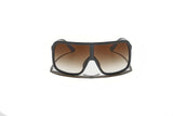 Óculos de Sol Evoke Nosedive High-end A01T Midnight Shine Silver Brown Gradient