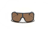Óculos de Sol Evoke Nosedive High-end A01 Midnight Shine Silver Brown Total TAM 137 MM