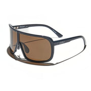 Óculos de Sol Evoke Nosedive High-end A01 Midnight Shine Silver Brown Total - Solar