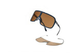 Óculos de Sol Evoke Nosedive High-end A01 Midnight Shine Silver Brown Total - Solar