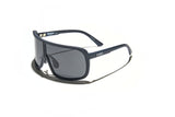 Óculos de Sol Evoke Nosedive High-end A11 Midnight Matte Silver Gray Total TAM 137 MM