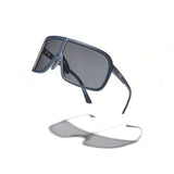 Óculos de Sol Evoke Nosedive High-end A12S Midnight Matte Silver Lilac Flash