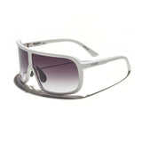 Óculos de Sol Evoke Nosedive High-end B01T White Silver Gray Gradient TAM 137 MM