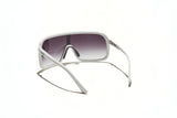 Óculos de Sol Evoke Nosedive High-end B01T White Silver Gray Gradient TAM 137 MM