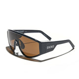 Óculos de Sol Evoke On Court High-end A01 Midnight Shine Silver Brown Total