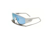 Óculos de Sol Evoke On Court High-end B01S White SIlver Blue Flash TAM 139 MM