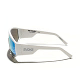 Óculos de Sol Evoke On Court High-end B01S White SIlver Blue Flash
