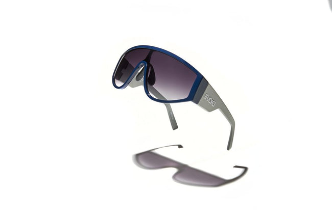 Óculos de Sol Evoke On Court High-end DH01T Eletric Blue Grey Silver Gray Gradient