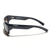 Óculos de Sol Evoke Outlaw High-end A01T Modnight Shine Silver Brown Grafient