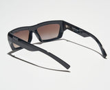 Óculos de Sol Evoke Outlaw High-end A01T Modnight Shine Silver Brown Grafient