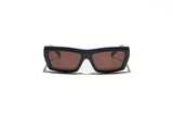 Óculos de Sol Evoke Outlaw High-end A12 Midnight Shine Silver Brown Total