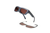 Óculos de Sol Evoke Outlaw High-end A12 Midnight Shine Silver Brown Total