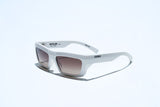 Óculos de Sol Evoke Outlaw High-end B01T White Shine Black Brown Gradient