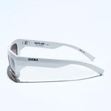 Óculos de Sol Evoke Outlaw High-end B01T White Shine Black Brown Gradient