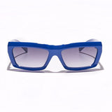 Óculos de Sol Evoke Outlaw High-end D01 Eletric Blue Silver Gray Gradient