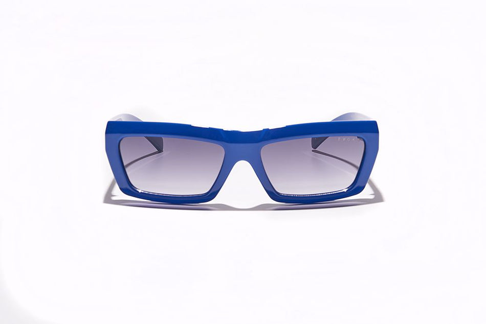 Óculos de Sol Evoke Outlaw High-end D01 Eletric Blue Silver Gray Gradient