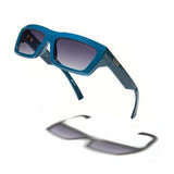 Óculos de Sol Evoke Outlaw High-end E01T Forest Green Gold Gray Gradient