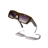 Óculos de Sol Evoke Outlaw High-end G01T Chocolat Gold Gray Gradient