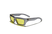 Óculos de Sol Evoke Outlaw High-end H02 Crystal GreyGold Yellow Total