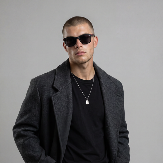 Óculos de Sol Evoke EVK RX77S A11P Matte Black Gray Polarized