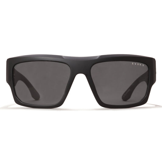 ÓCULOS DE SOL EVOKE THE BOX A11 BLACK MATTE GUN GRAY TOTAL