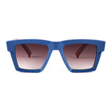 Óculos de Sol Evoke Time Square DC08 BLUE SHINE HONEY & BORDEAUX BROWN GRADIENT TAM 49 MM