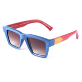 Óculos de Sol Evoke Time Square DC08 BLUE SHINE HONEY & BORDEAUX BROWN GRADIENT TAM 49 MM