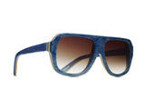Óculos de Sol Evoke Wood Series 01 MP01 Madeira Maple Collection - Blue/ Brown Degradê