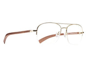 Óculos de Grau Evoke Wood RX3 04A GOLD TAM 54 MM