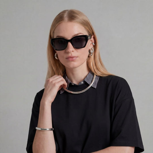 Óculos de Sol Evoke For You DS103 A01 Black Shine Gray