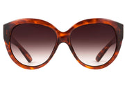 Óculos de Sol Evoke Déjà Vu Cat Style Lente 6,0 cm Turtle/ Brown Degradê