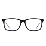 Óculos de Grau Evoke FOLK 1 A01 BLACK MATTE BLACK SHINE TAM 56 MM
