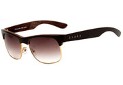 Óculos de Sol Evoke Kosmopolite DS6 WD01 Black Shine Wood / Brown Degradê - Lente 5,6 cm