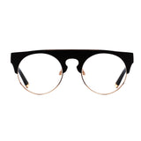 Óculos de Grau Evoke Upper II A01 BLACK SHINEGOLD TAM 50 MM