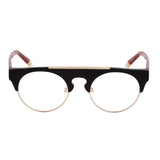 Óculos de Grau Evoke Upper II A02 BLACK TEMPLE RED TAM 50 MM