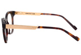 Óculos de Grau Evoke VOLT VI G22 TURTLE SHINE TEMPLE GOLD TAM 48 MM
