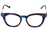 Óculos de Grau Evoke VOLT VI G23 BLUE MARBLE TEMPLE GOLD TAM 48 MM