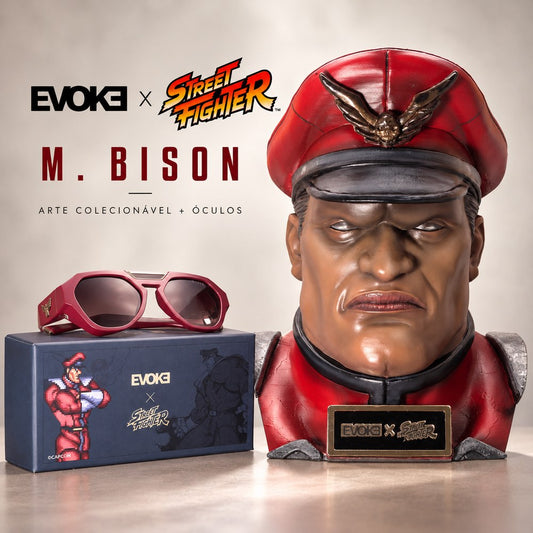 EVOKE X STREET FIGHTER MR. BISON AVALANCHE ART PIECE EDIÇÃO 1/1 - Pintado à mão por Julio Torquetti