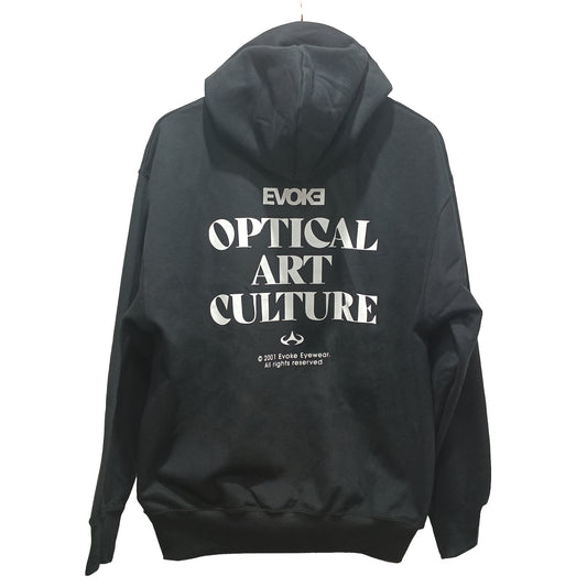 Moletom Evoke Canguru Optical Art Culture - Black